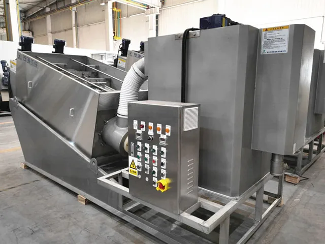 Легкое обслуживание, оборудование для обезвоживания осадка, винтовой пресс