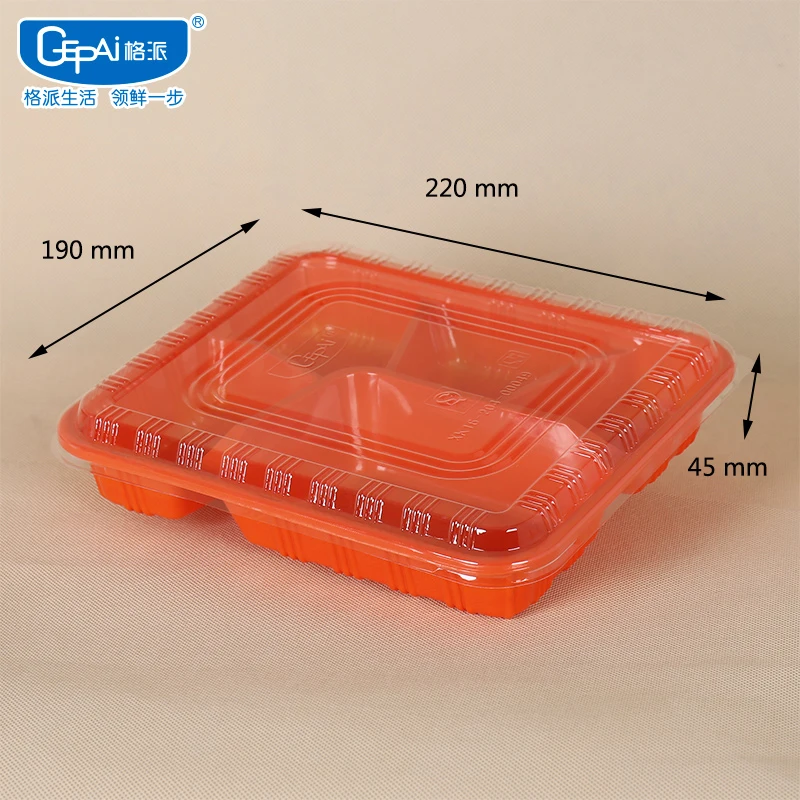 Disposable Takeaway Plastic Restaurant Food Container With Lid Buy