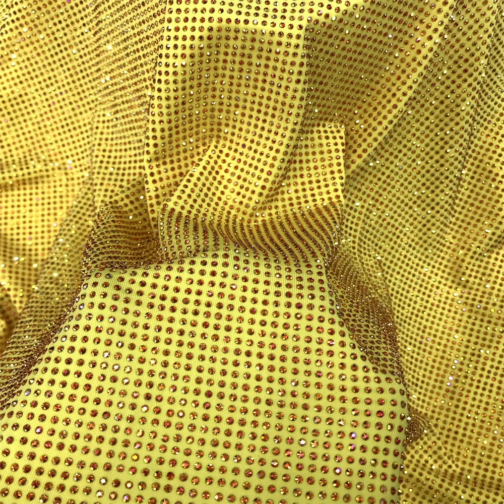Rhinestones Clothes Yellow, Ss6 Yellow Crystal Rhinestone