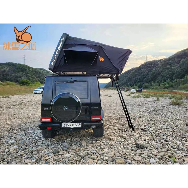 4x4 4WD Overland Hard Shell Rooftop Car Trailer Offroad Roof Tent with Annex Room Awning