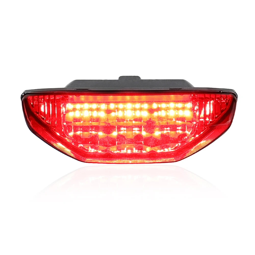 LED Brake Tail Light Red Lens For TRX 250 300 400EX 400X 500 700 Rancher 420 Motorcycle