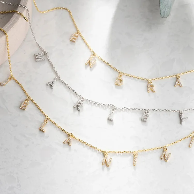 Gold Initial Necklace