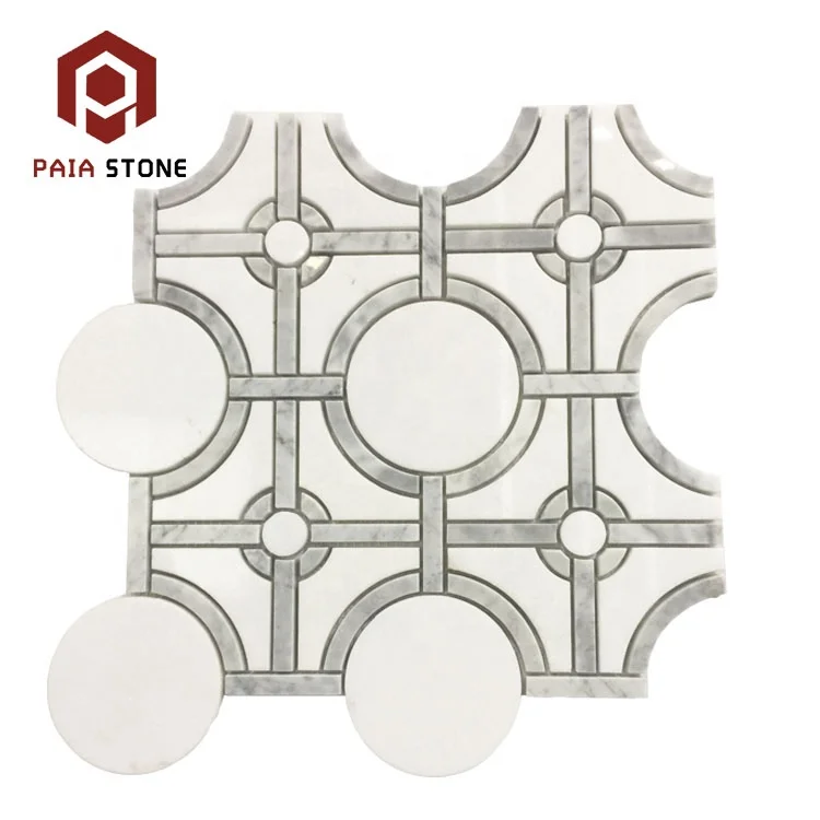 Stone High Quality White Marble Mosaic