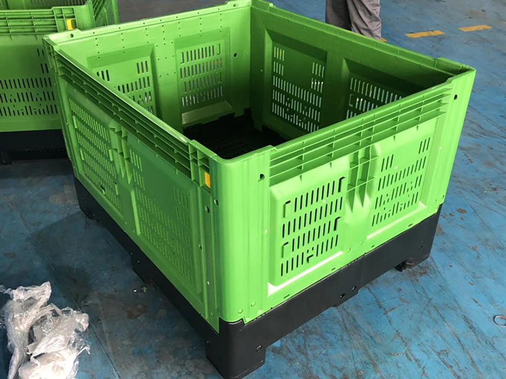 HUADING Recyclable Heavy-Duty Customized Folding Shipping Collapsible Pallet Box Logistical Cargo & Storage Equipment