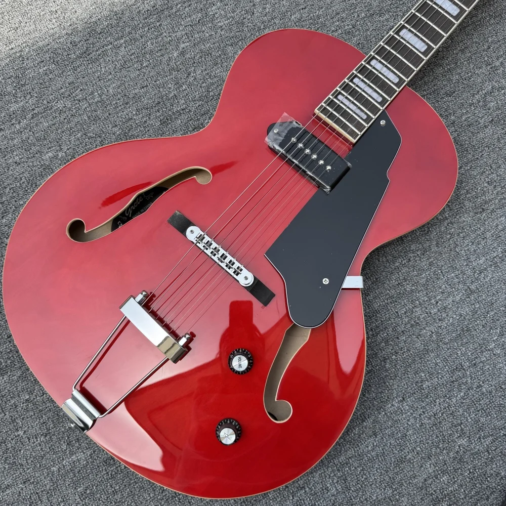 yokareco専用 GROTE Jazz Electric Guitar GROTE 335 style Jazz Electric Guitar with Bigsby Semi-Hollow