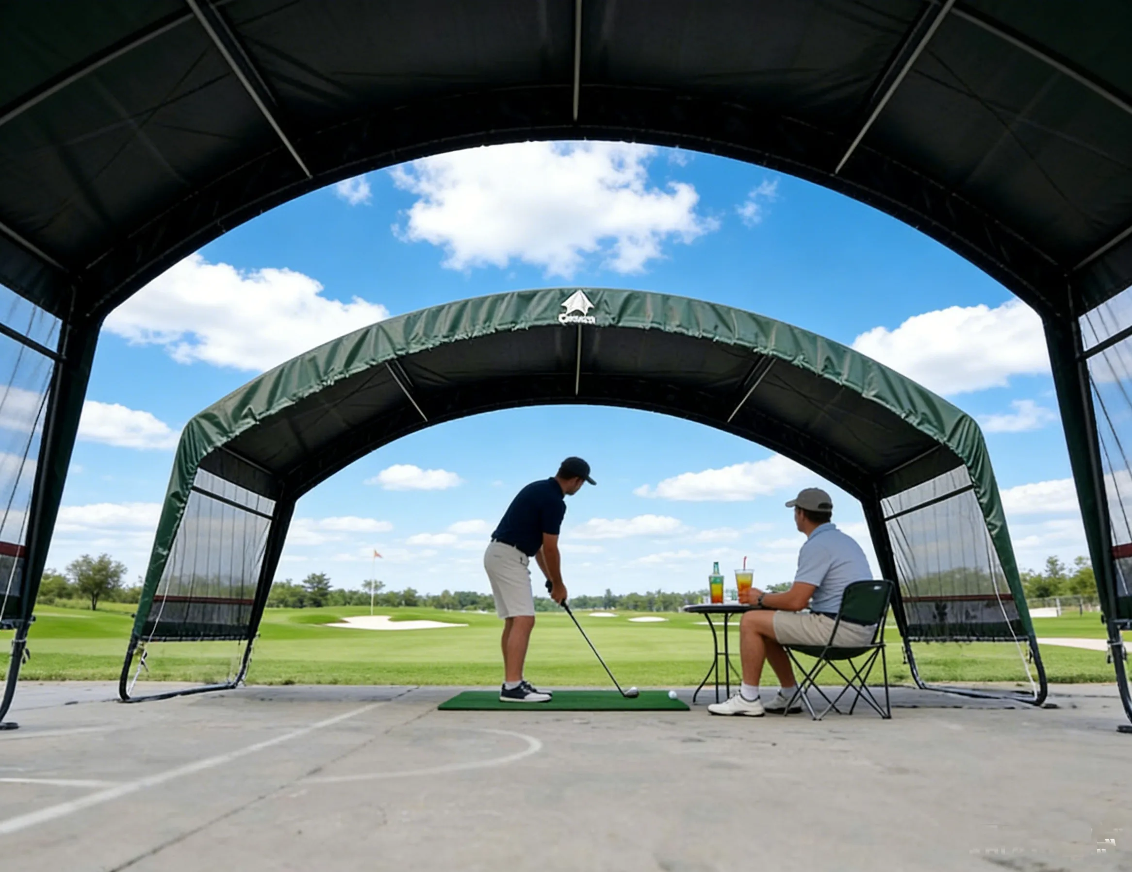 Golf Range Shelter, Portable Car Parking Shelter, Portable Canopy