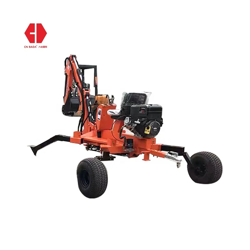 Ce Approved Mini Excavator Backhoe Towable Telescopic Telehandler Small 13HP 15hp 20hp Long Arm Walk Behind Backhoe