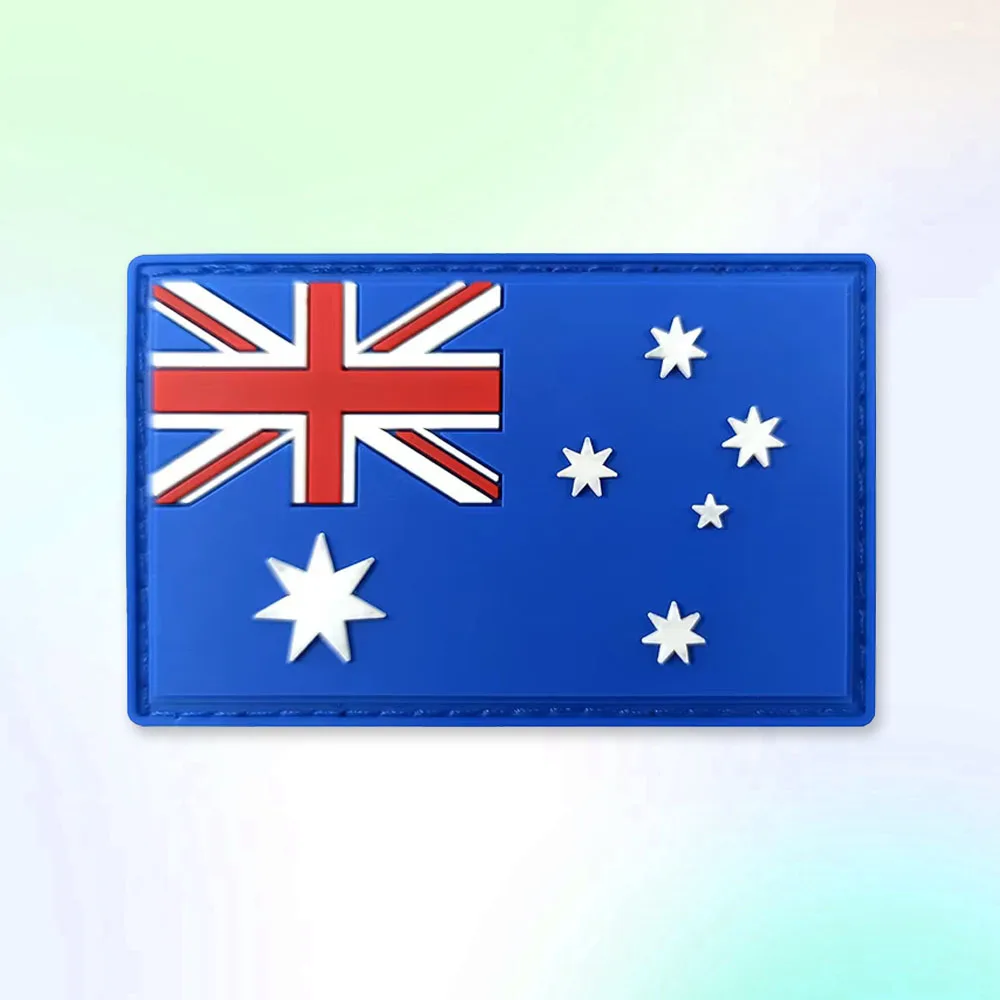 Aufnäher Australische Flagge – Bestickt, 7,1x4,8 Cm, Zum Aufbügeln Oder Annähen (Hut, Tasche, T-Shirt)