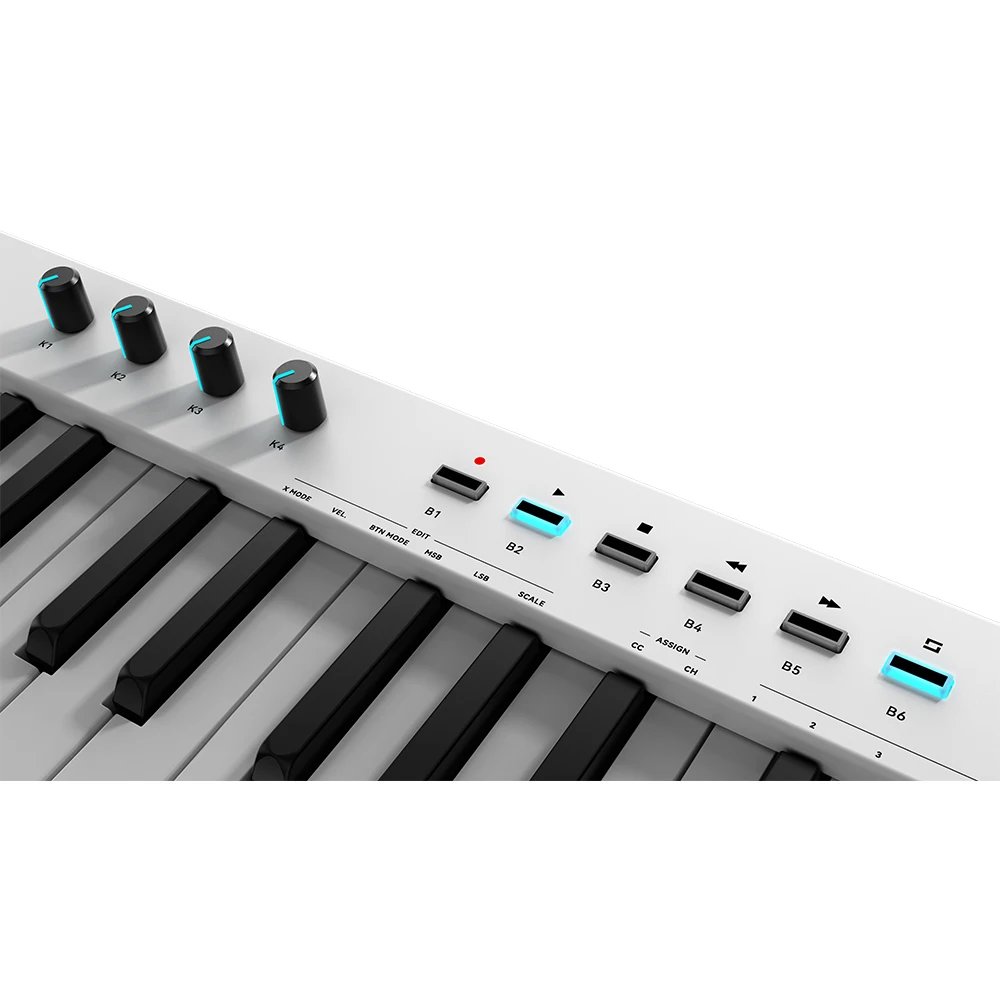 Midiplus X4 Mini 49-Key USB MIDI Keyboard Controller - Portable