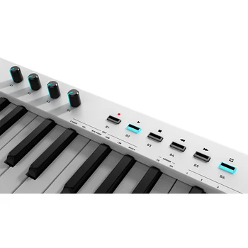ほぼ未使用 MiDiPLUS X4mini MIDIキーボード 49鍵盤 Midiplus X4 Mini 49-Key USB MIDI Keyboard Controller - Portable