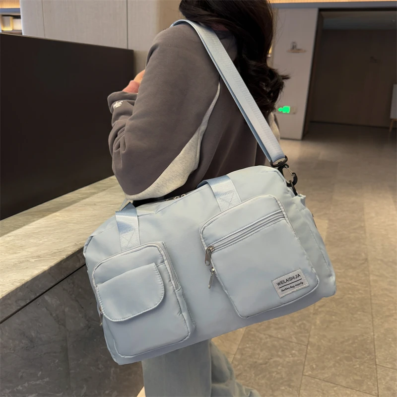 2025 Women's Large Capacity Waterproof Fitness Gym Bag Custom Logo ...