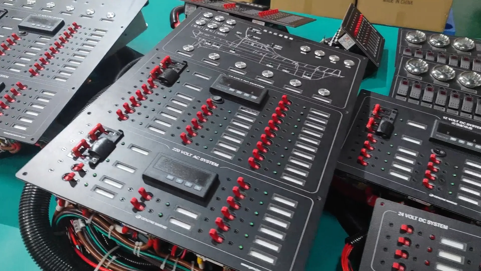 Ocean River Technology Waterproof Custom Digital Switch Panel Power