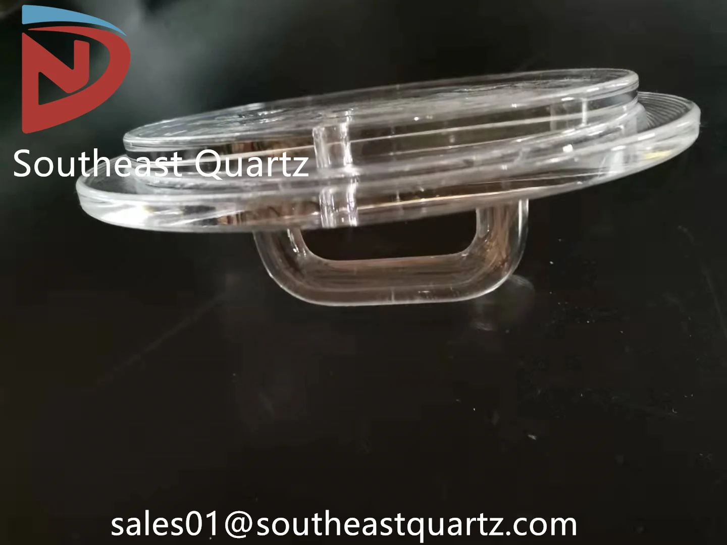 Multiple Functions Customized 99.99% Pure Quartz Glass Door