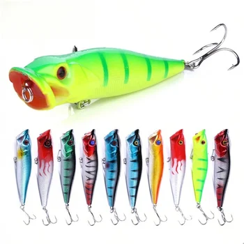 12g Popper Lure, Topwater Hard Bait, Waking Fishing Lure Fake Bait for Bass – Popper – view 3