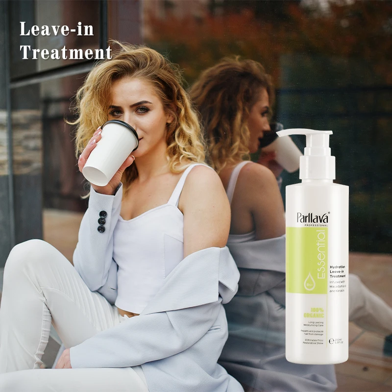 Wholesale Private Label Parllava Macadamia Oil Series Organic and Pure Moroccan Oil Leave in Hair Conditioner for Curly Hair