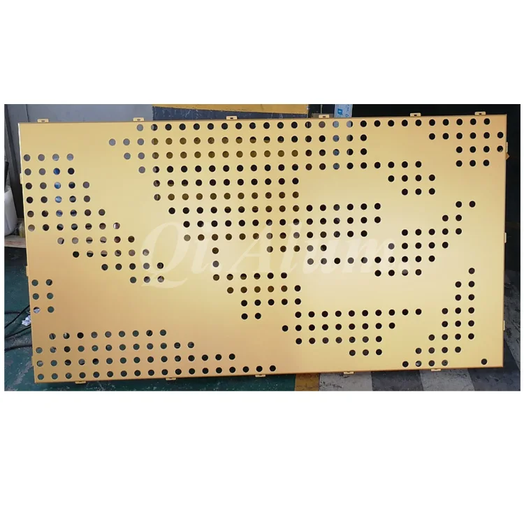 china deocrative aluminum perforated sheet wall cladding