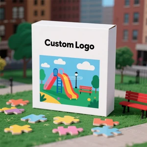 Wholesale Personalized Printing Children'S Entertainment Facilities Slide 500 Piece Paper Jigsaw Puzzle Custom