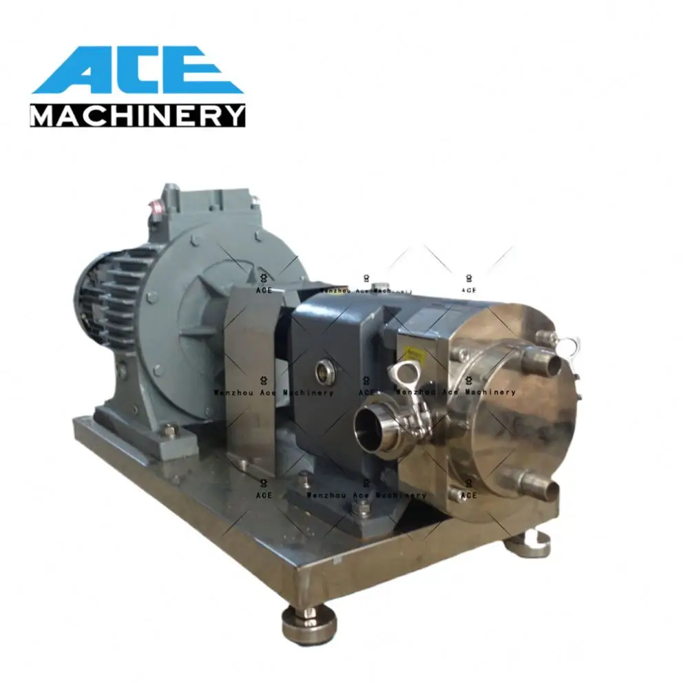 Transfer Pumps for Toothpaste Soap Shampoo Liquid Detergent Shower Gel Bathing Cream Chemical Raw Material Rotary Lobe Pump 3Rp