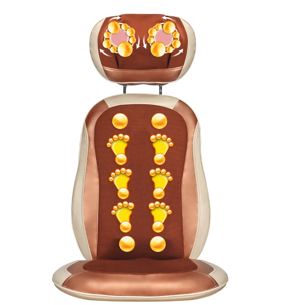 Shiatsu Neck & Back Massager Kneading Full Back Massager With Heat