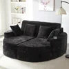 Noir + Polyester + 2 places + Mousse