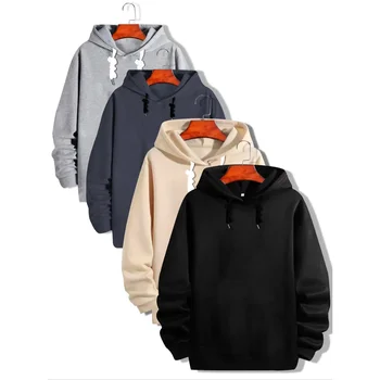 Personality Sports Hoodie Men Long Sleeve Pullover Diy Text Logo Picture Top Outdoor  Sweatshirts Print