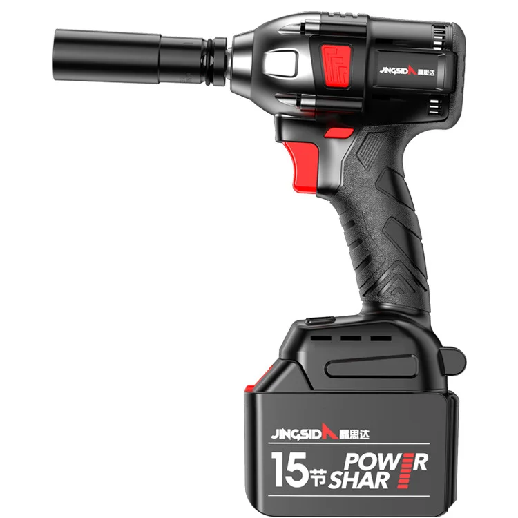 Schlagschrauber 21V 200nm 4500 мАч * 2 Бесщеточный крутящий момент ударный гайковерт с