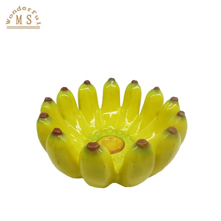 3d Banana Shape Cup Plate Fruit Dish Jar Ceramic Tableware Set for Kitchen