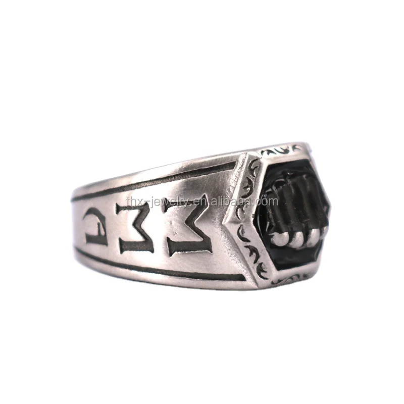Manly MMA Clenched Fist Ring for Men,Beautiful Mans Ring,Boxing Fist Ring