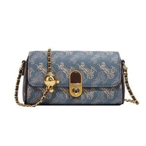 2026 Designer One-Shoulder PU Handbag New Fashionable Chain Totes Bag Lock Decoration Stylish Lady's Handbag for All for Winter