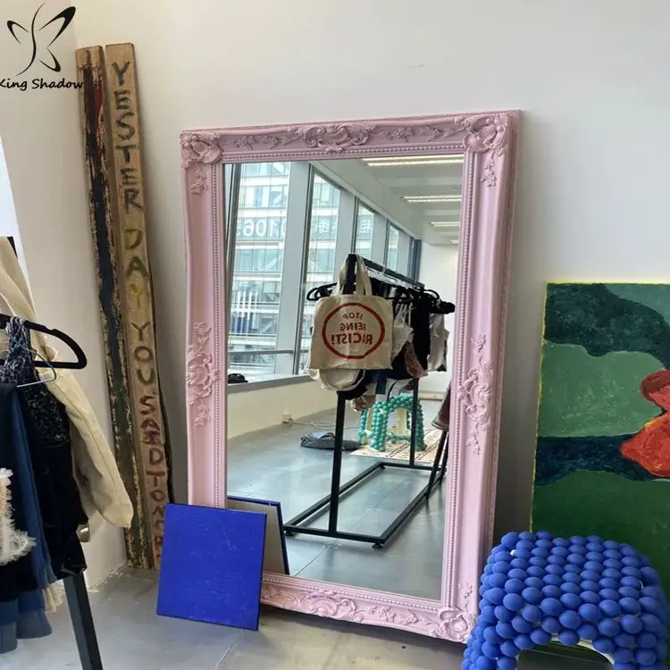 Wall Mounted Salon Pink Mirror Station Salon Furniture Buy Cheap Salon Furniture French Salon Furniture Salon Furniture Used Product On Alibaba Com