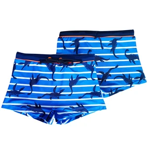 Wholesale Low Waist Casual Swimming Trunks for Boys Breathable Swim Shorts with Elastic Waist for Kids