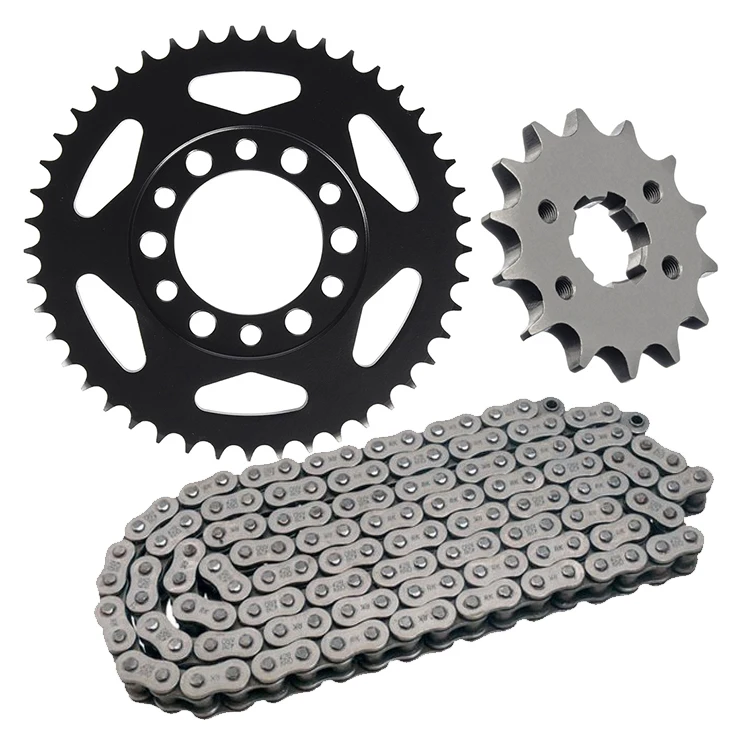 Yamaha TW125 03-04 Heavy Duty DID Motorcycle Chain and Sprocket Kit