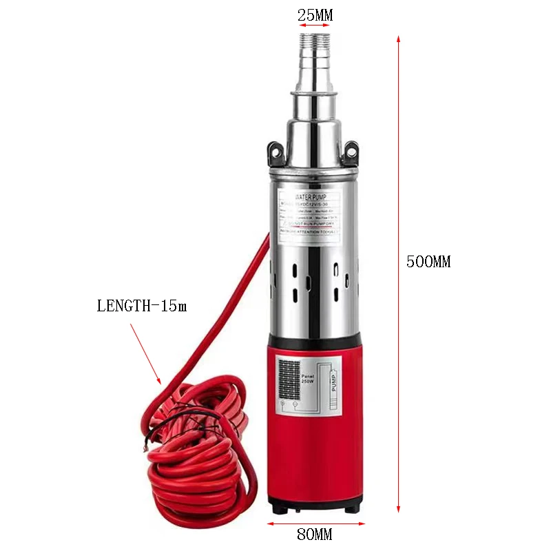 DL 3LSPS Brushless Dc System for Irrigation 20m Head High Capacity High Flow Head Solar Water Pump