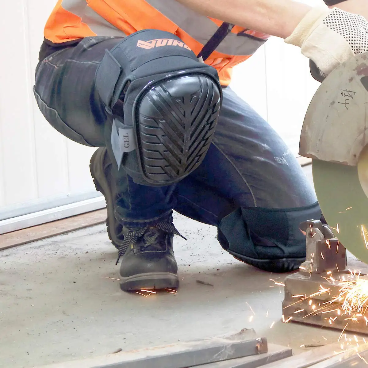 VUINO бесплатный образец садовых сверхпрочных гелевых наколенников для защиты колена, защитные наколенники для строительных работ