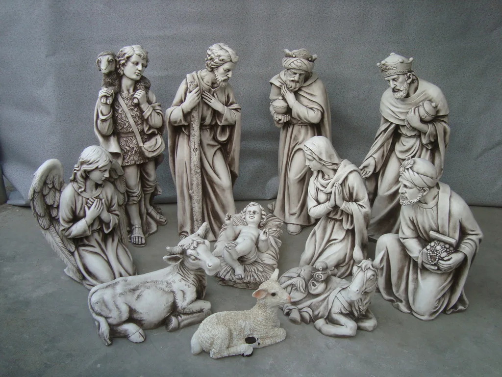Large Life Size Christmas Figurines Outdoor 100cm Big Size Nativity