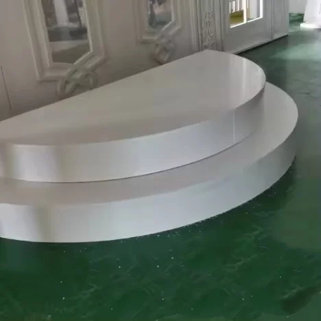 High Quality White PVC Acrylic Stage Platform Decoration Event Wedding ...