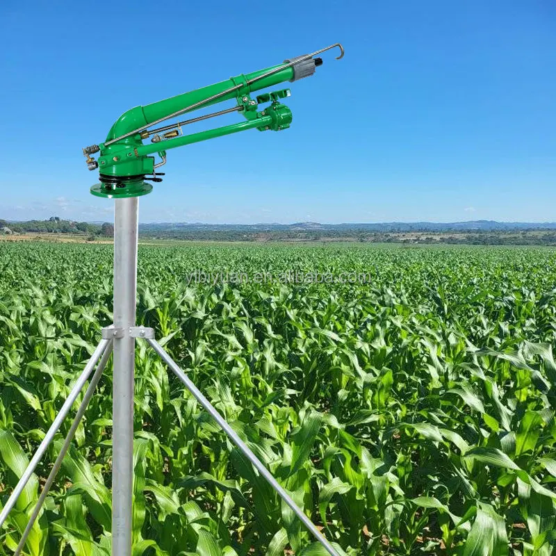 Heavy-Duty Metal Sprinkler System for Corn Irrigation Agricultural Watering Cannons Tripod Stand Big Rain Water Sprinkler Guns