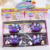 Base marrón con garras moradas7,5*6,5cm 55g