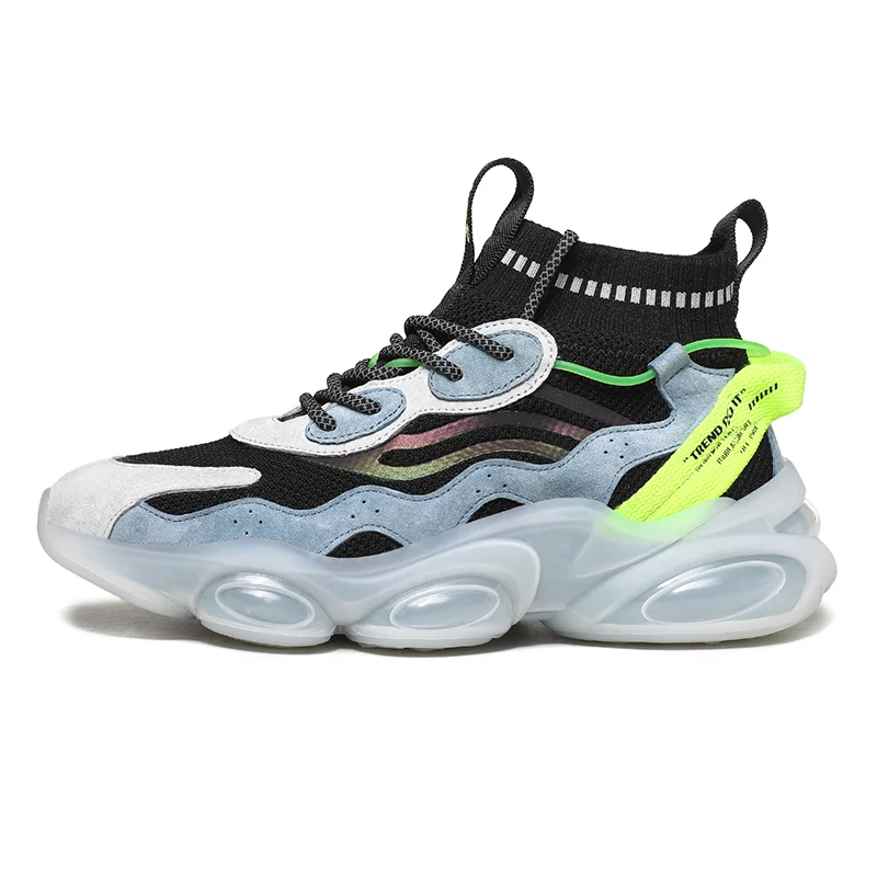 De No Nombre De Marca,De Alta Top S Luz Zapatillas Hip Hop De Cuero Unisex  Casual Zapatos De Los Hombres Zapatillas De Deporte - Buy Zapatos Hombres  Zapatillas De Deporte,Zapatillas De Deporte