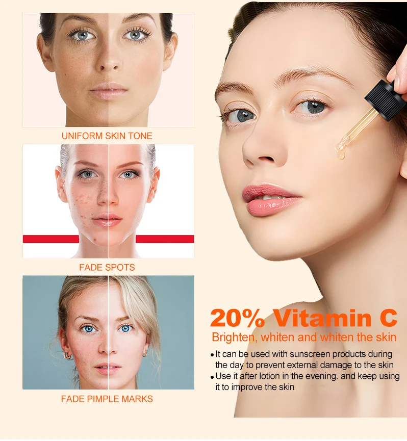Oem Vitamin C Serum Vitamin C Hyaluronic Acid For Face Facial Vc Vit C