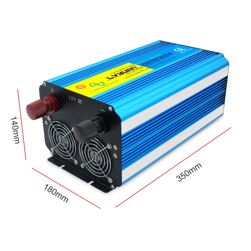 Lvyuan 6000w Peak Inverter Dc To Ac 12v 240v Pure Sine Wave Power Inverter  Car Transformer Three Sockets With Soft Starter - Solar Power Parts &  Accessories - AliExpress