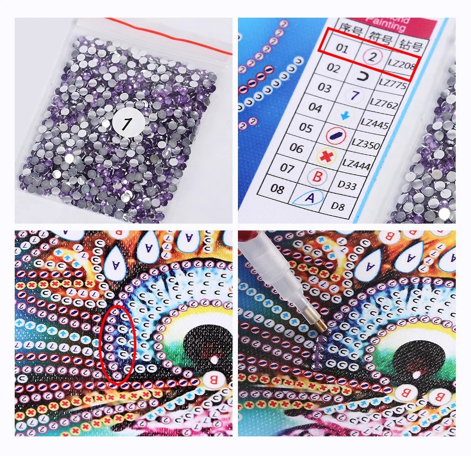 Diamond Painting Kit Completo,Pittura Diamante 5D Fai Da Te,Adulti Bambini Strass Ricamo Punto Croce con Numeri Pittura Craft Art per Decor Parete Regali - Scenario di capanne nella foresta 30x50cm