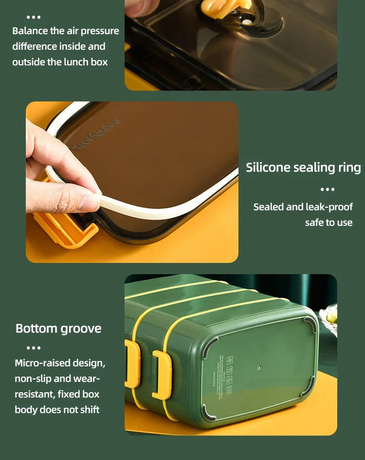 Factory Direct Kitchen Lunch Box 304 Stainless Steel Foo Lunch Box Kids