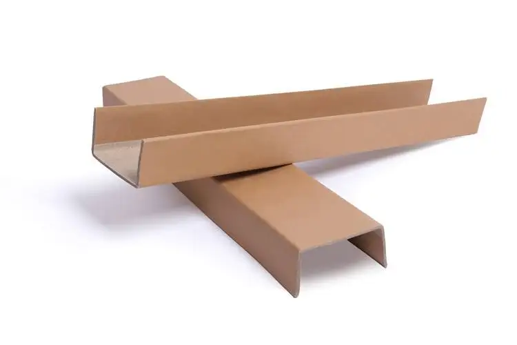Moisture Resistant Protective U Channel Brown Paper Corner Protector