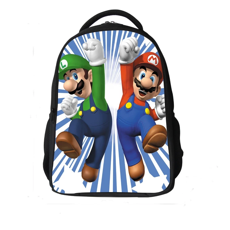 Super Mario 3d Print 3pcs Backpacks 