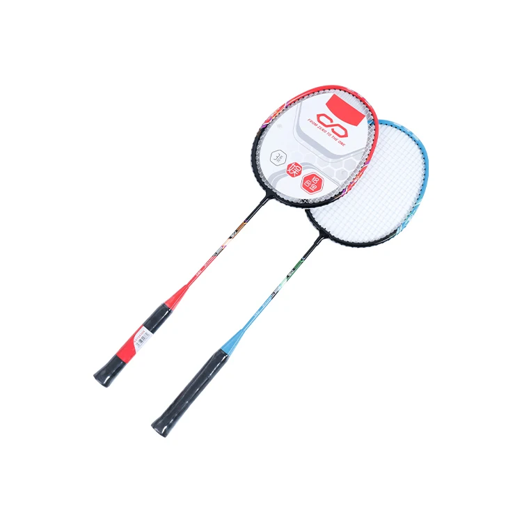 Горячая Распродажа Высокое качество нейлон и стекловолокно бадминтон пользовательский дизайн Алюминиевый сплав ракетка для