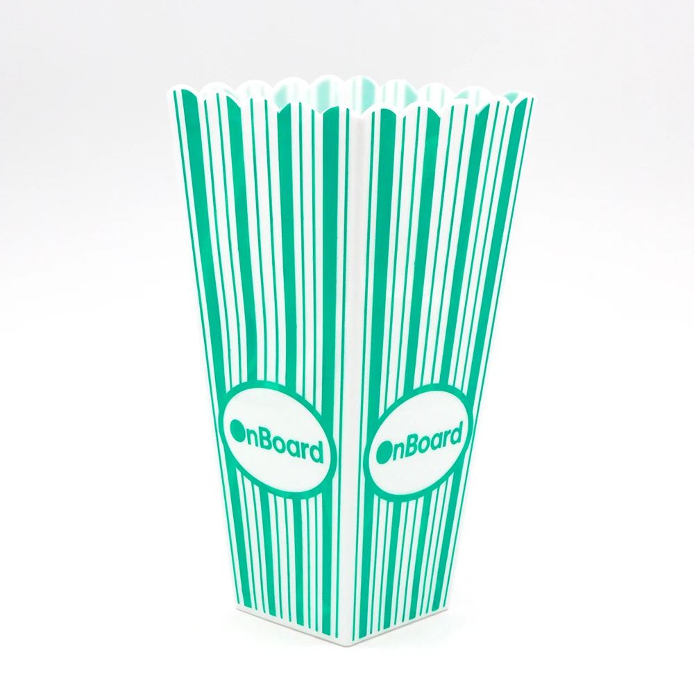 Ведро и контейнер для попкорна, высококачественные нетоксичные пластиковые держатели для попкорна с логотипом под заказ