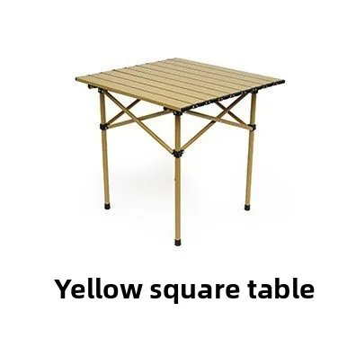 Wholesale Aluminum Alloy Folding Egg-Roll Table Portable Camping Barbecue Outdoor Furniture with Chairs for Street Vending - detail 5