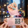 Tarjeta Promocional de Arte de Uñas
