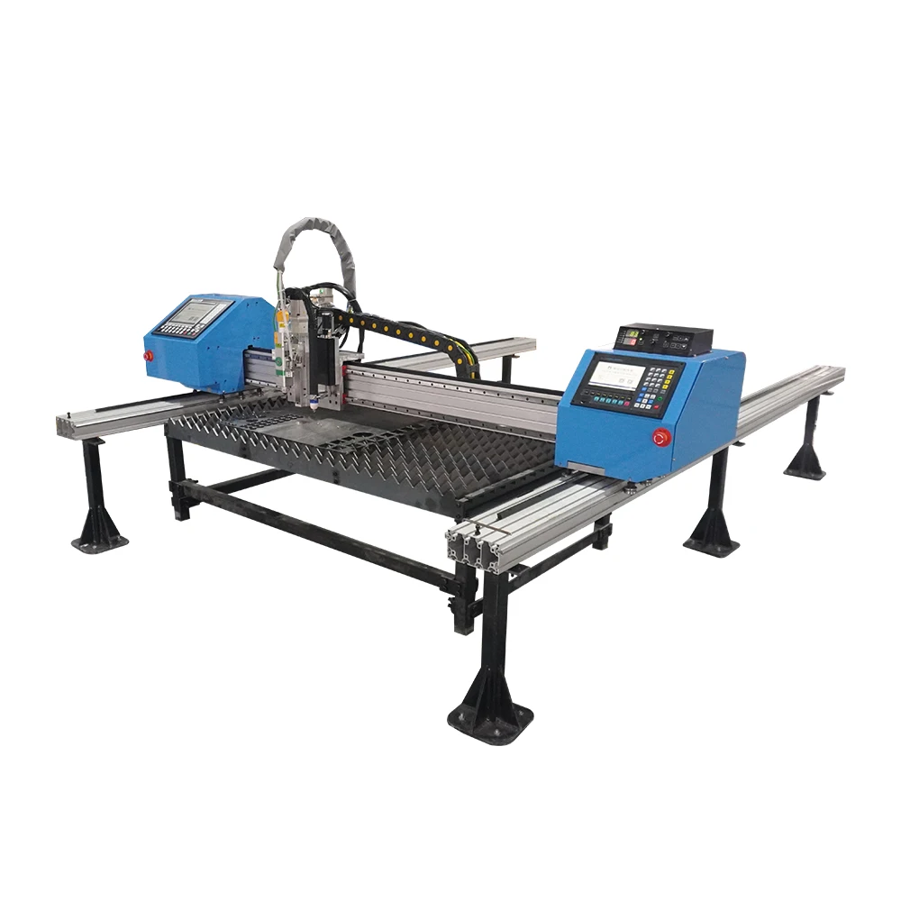 portable gantry laser and plasma cutting machines for steel metal mini laser and plasma cutting machine price manufacture